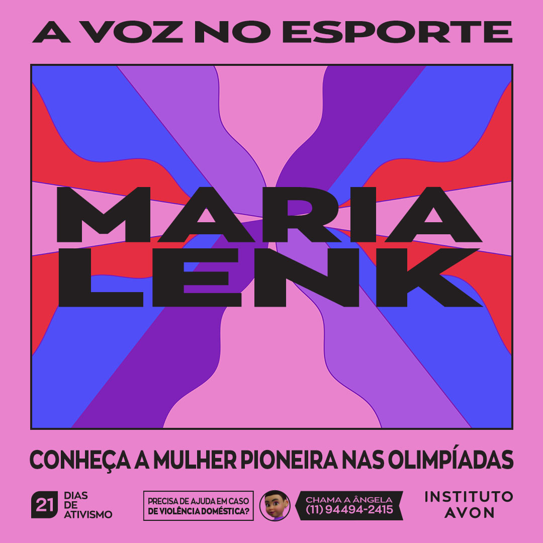 Card 1 - Maria Lenk: a voz no esporte.